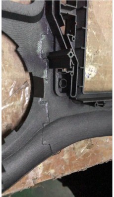 黑色尼龙  尼龙材料模型拼接 痕迹 实物展示