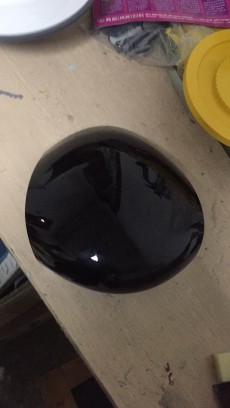 亮光  黑色 光敏树脂 打磨喷漆 实物 展示
