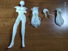 动漫人物 光敏树脂  人物模型